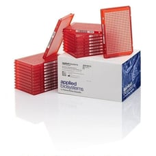 Applied Biosystems MicroAmp 384-Well Red Reaction Plates w/Barcode x20 NIB