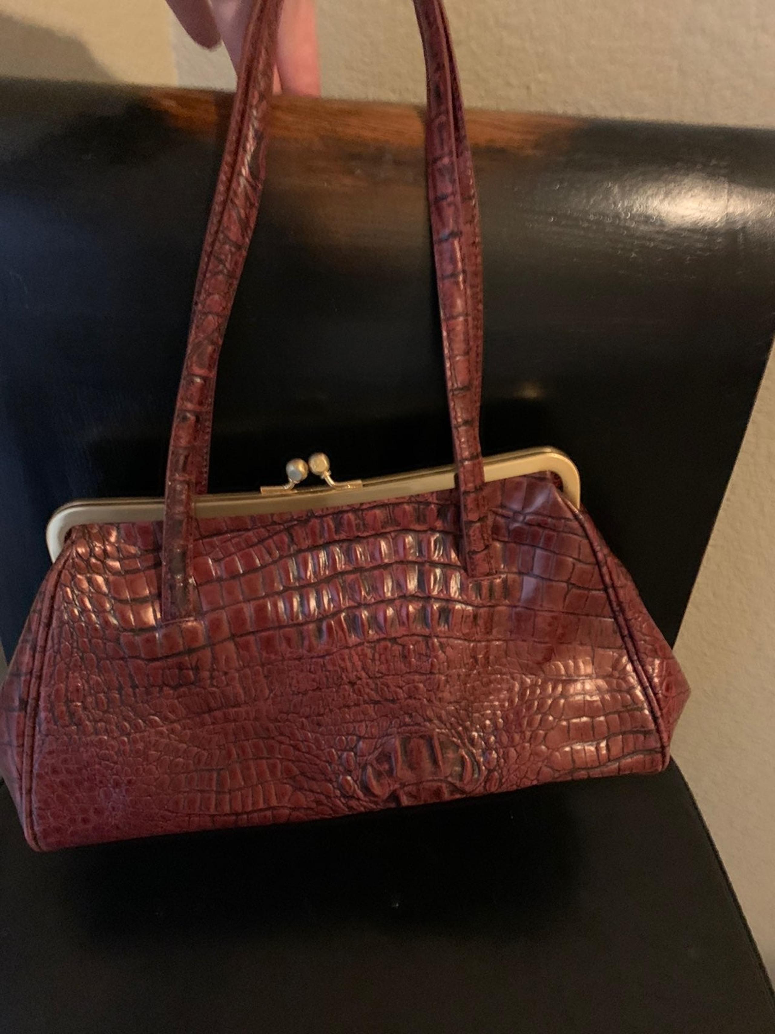 Vintage Peston York Faux Alligator bag