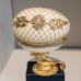 Emblished gold and white egg trinket box