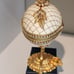 Emblished gold and white egg trinket box