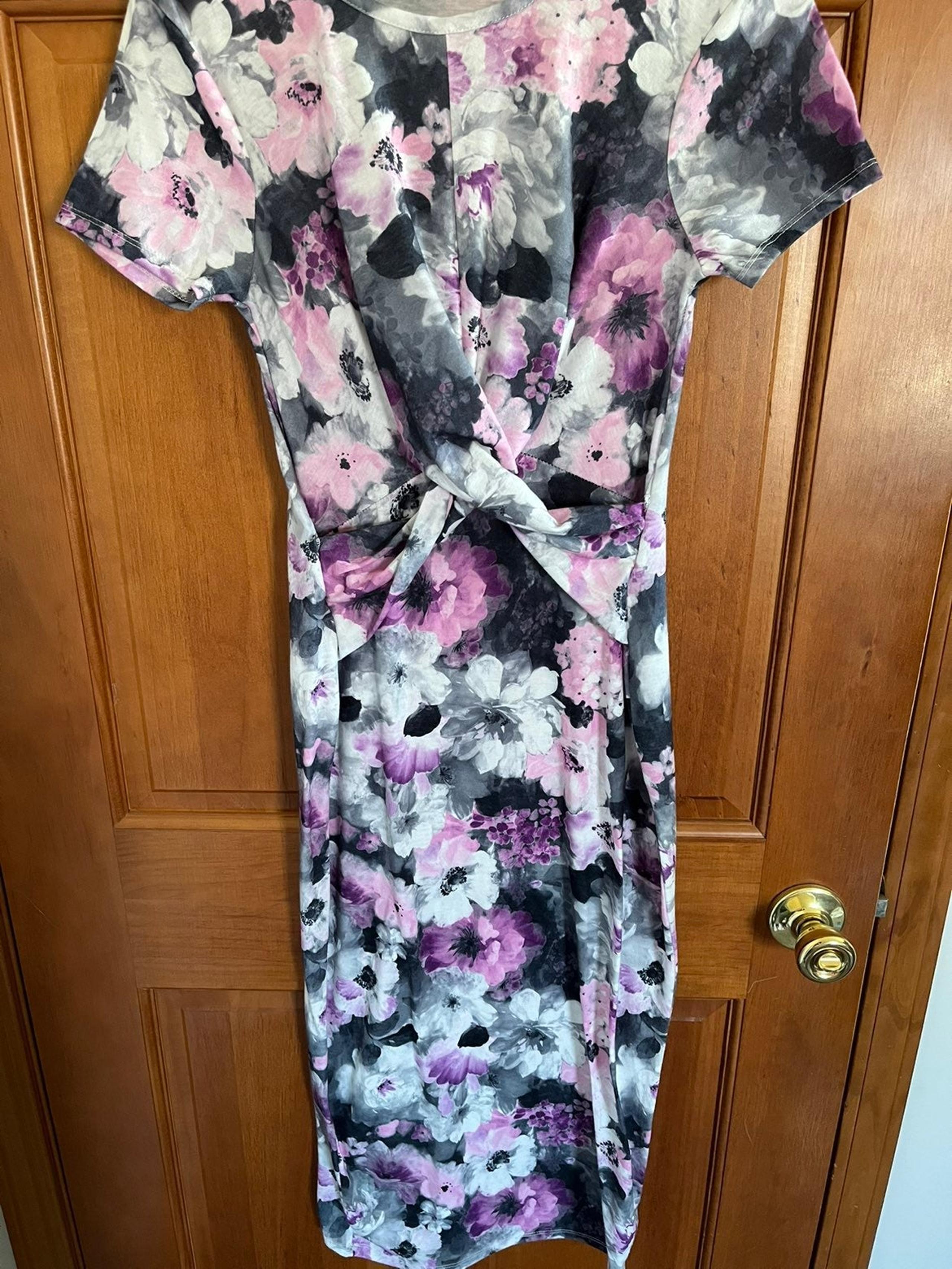 Asos floral maternity dress