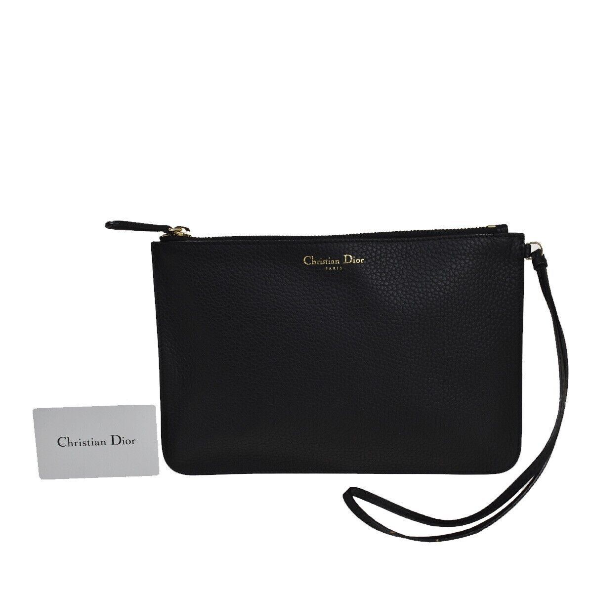 Christian Dior Logo Clutch Hand Bag