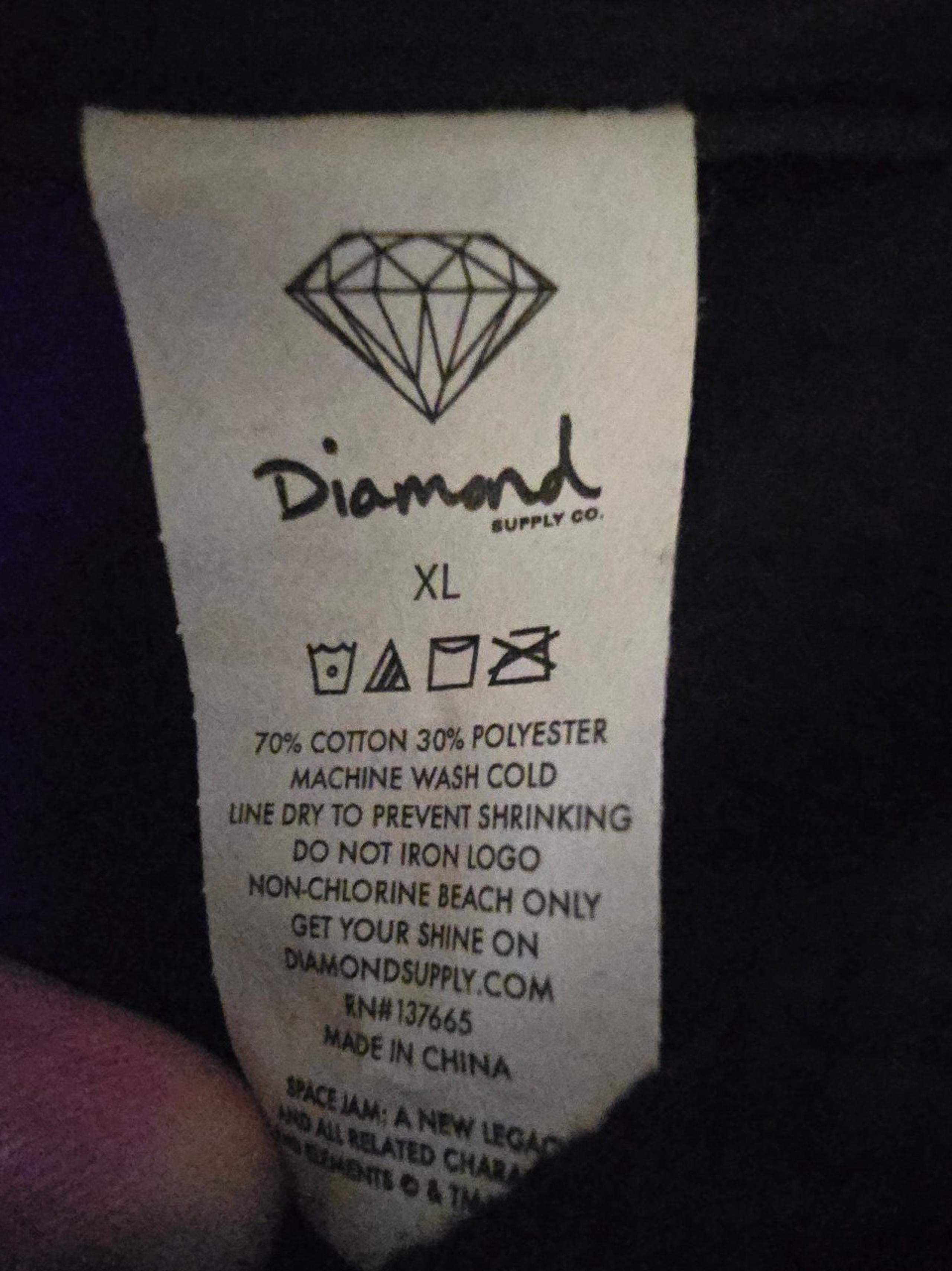 Diamond Supply company hoodie, Xl