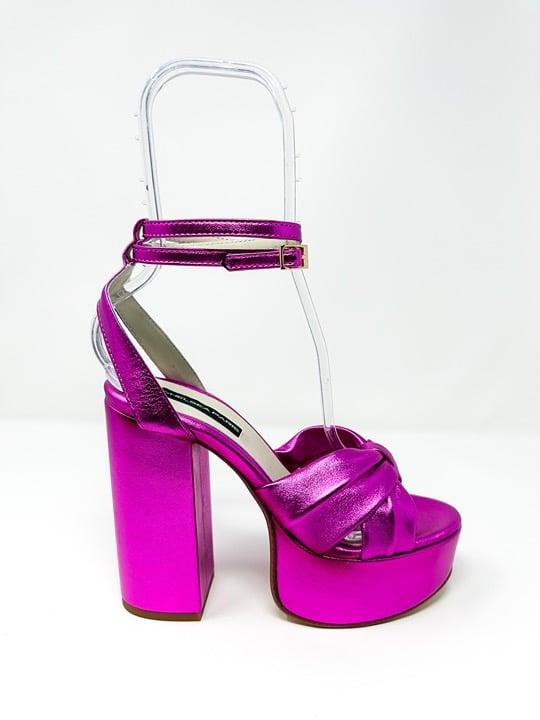 Chelsea Paris Women's Zasa High Heel Platform Sandals Orchid 7 US / 37 EU 495