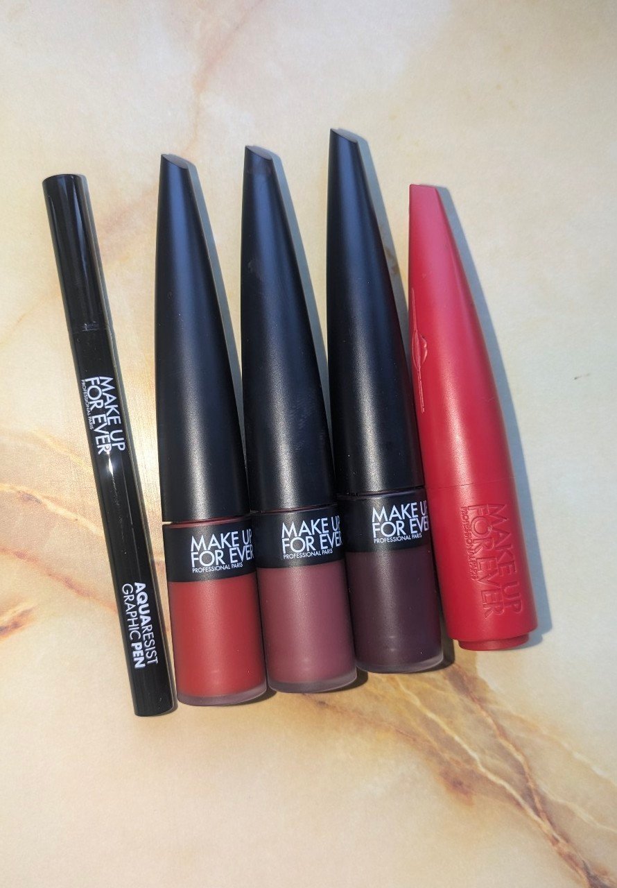 Make Up For Ever BUNDLE Lipstick and Eyeliner