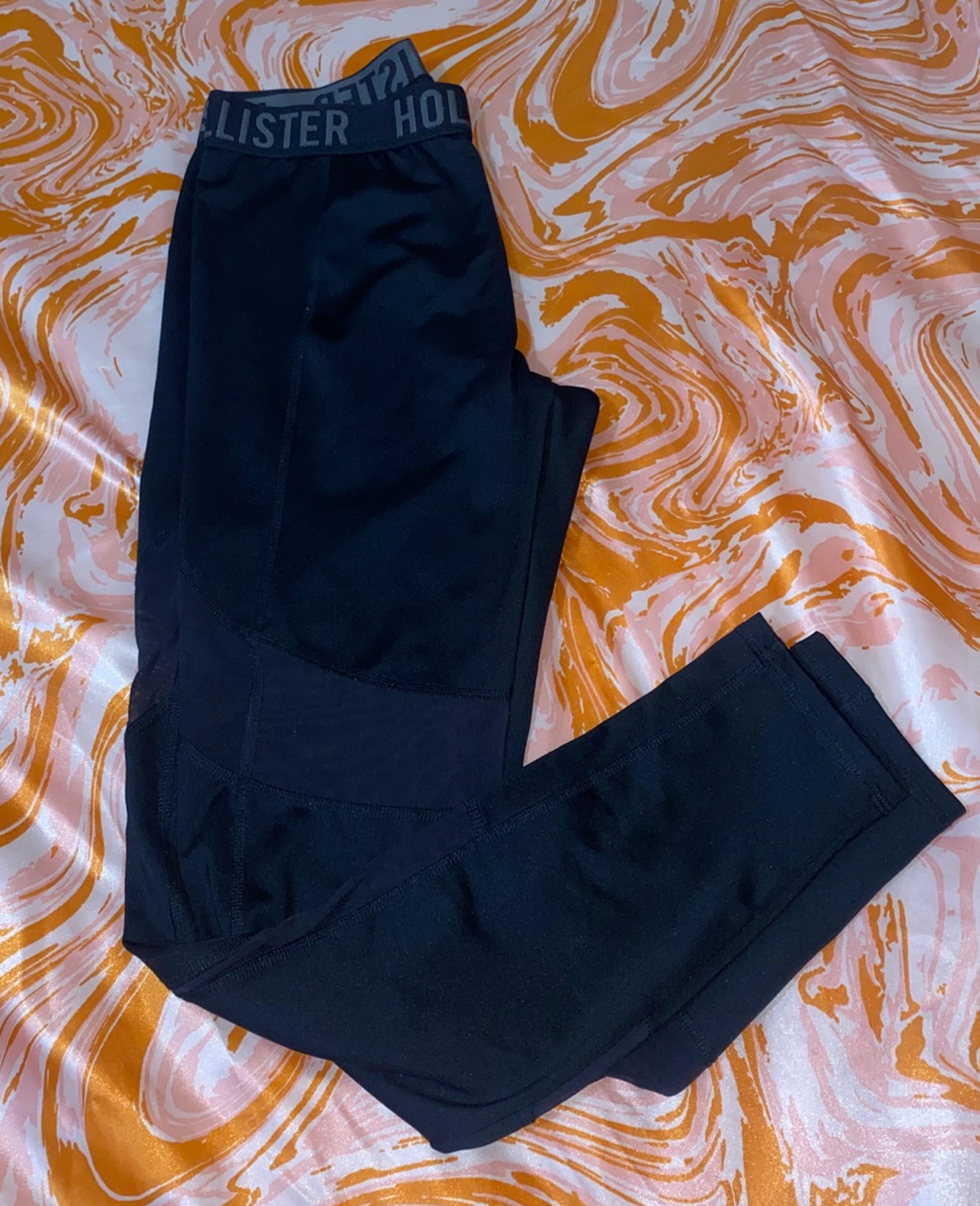 Hollister black women athletic leggings