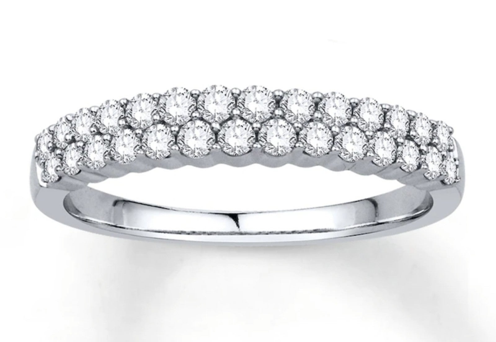 1/2 carat diamond wedding band