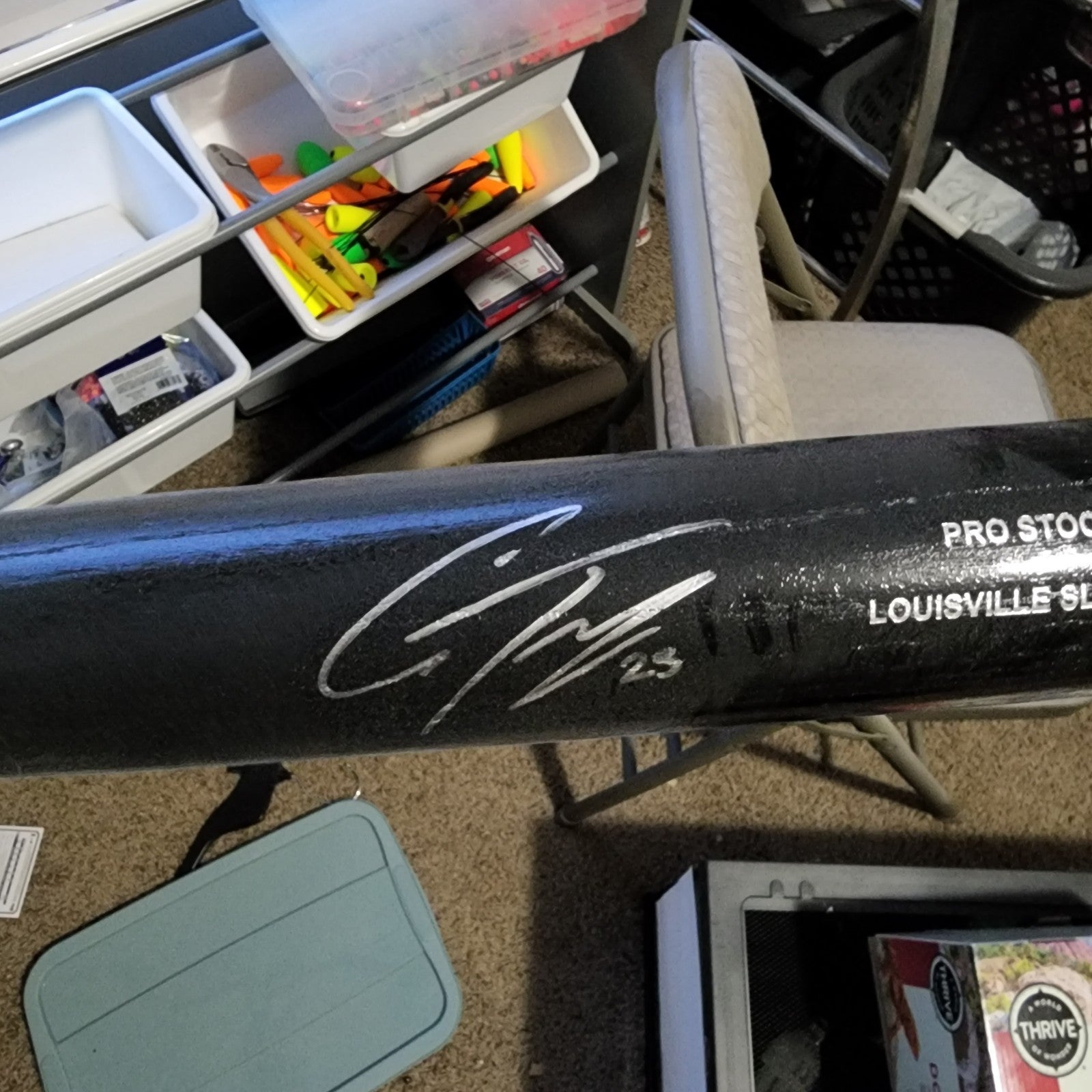 Glyber torres autograph bat