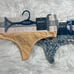 Roxy 9 Pack Stretch Cotton Thong Size M Multi-Color Tagless