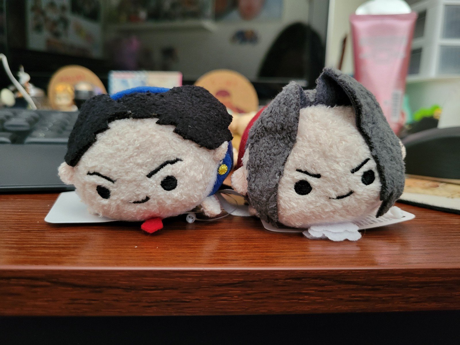 Capcom Ace Attorney - Phoenix Wright & Miles Edgeworth Tsum Tsum Mascot Plushies