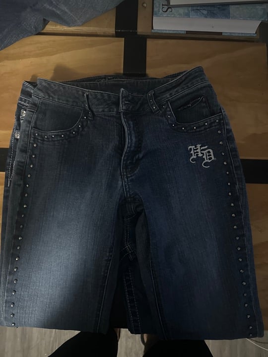 Miss me jeans and harley davidson jeans