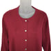 Lands End Cardigan Sweater Supima Cotton Fine Gauge Size 1x 16W-18W Lightweight