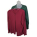Lands End Cardigan Sweater Supima Cotton Fine Gauge Size 1x 16W-18W Lightweight