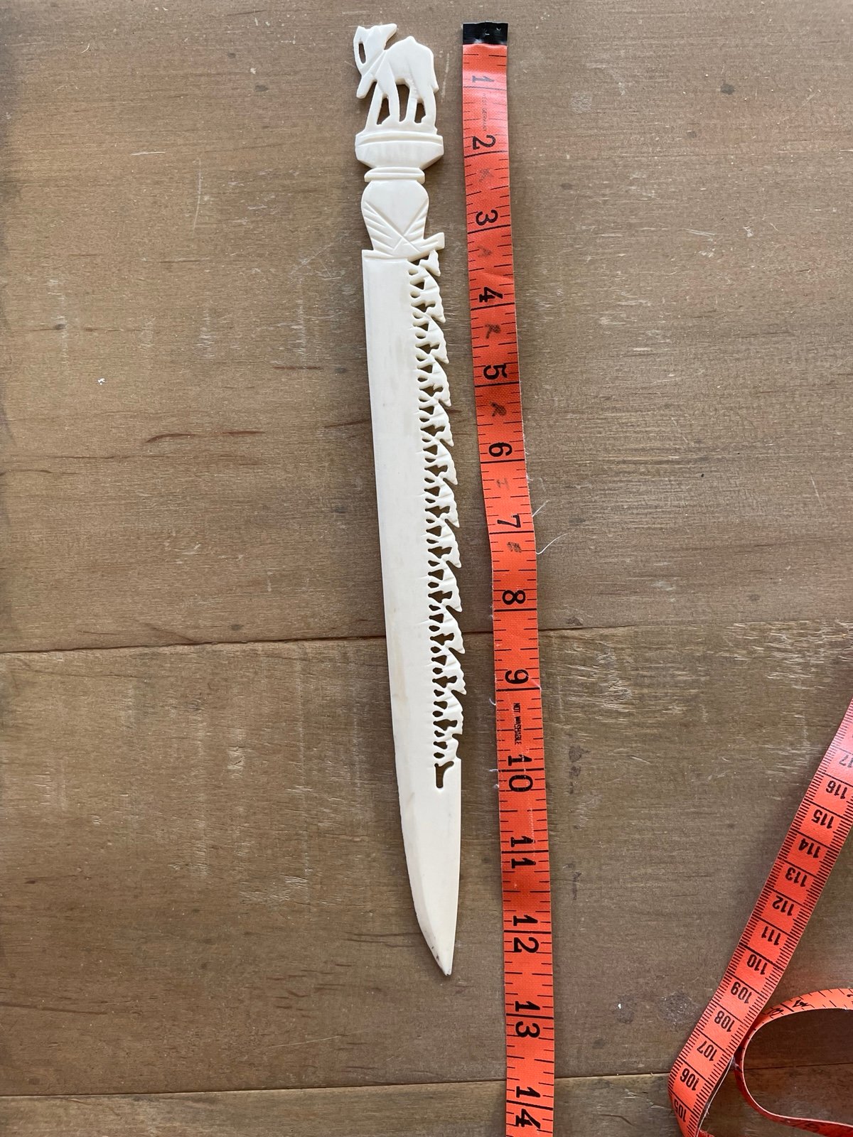 Ivory vintage letter opener