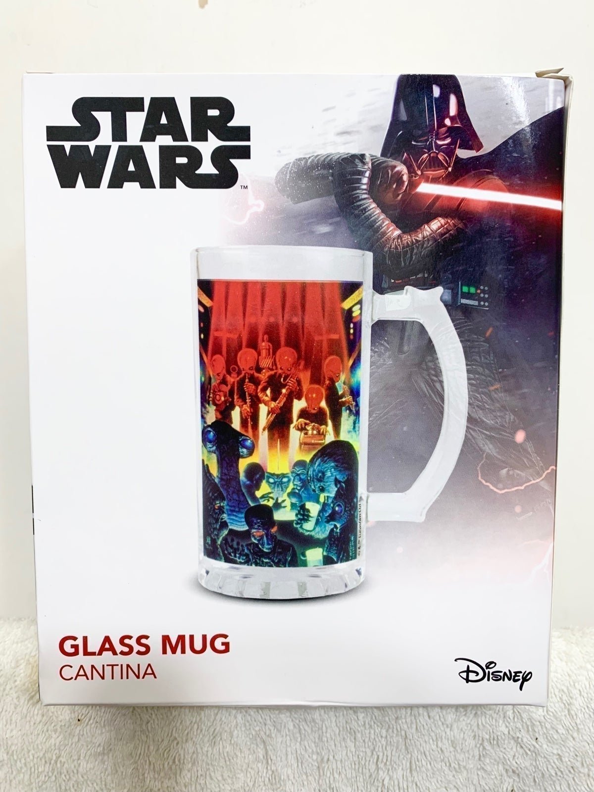 Star Wars Disney Cantina Glass Mug Beer Stein CultureFly Exclusive NIB