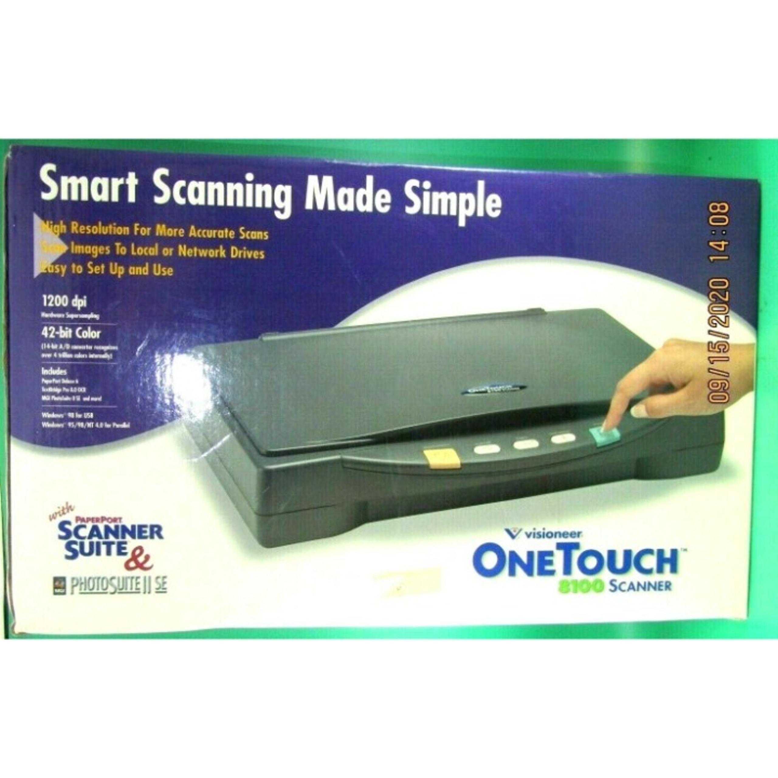 New Visioneer OneTouch 8100 Flatbed Scan