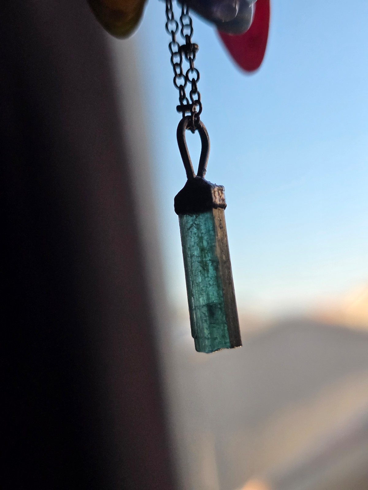 Green Tourmaline Necklace