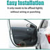 4X PCs Dodge For LED Logo Laser Projector Wireless Door Courtesy Welcome Shadow