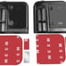 4X PCs Dodge For LED Logo Laser Projector Wireless Door Courtesy Welcome Shadow