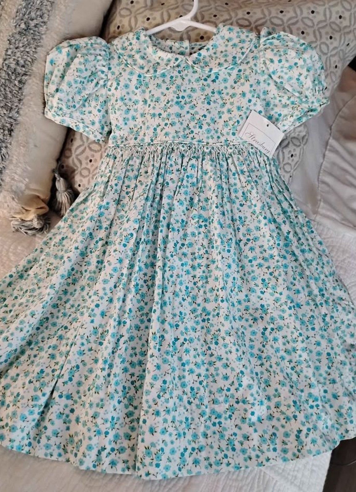 Nwts Strasburg smocked Heirloom boutique dress size 2y