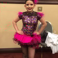 One piece jazz costume