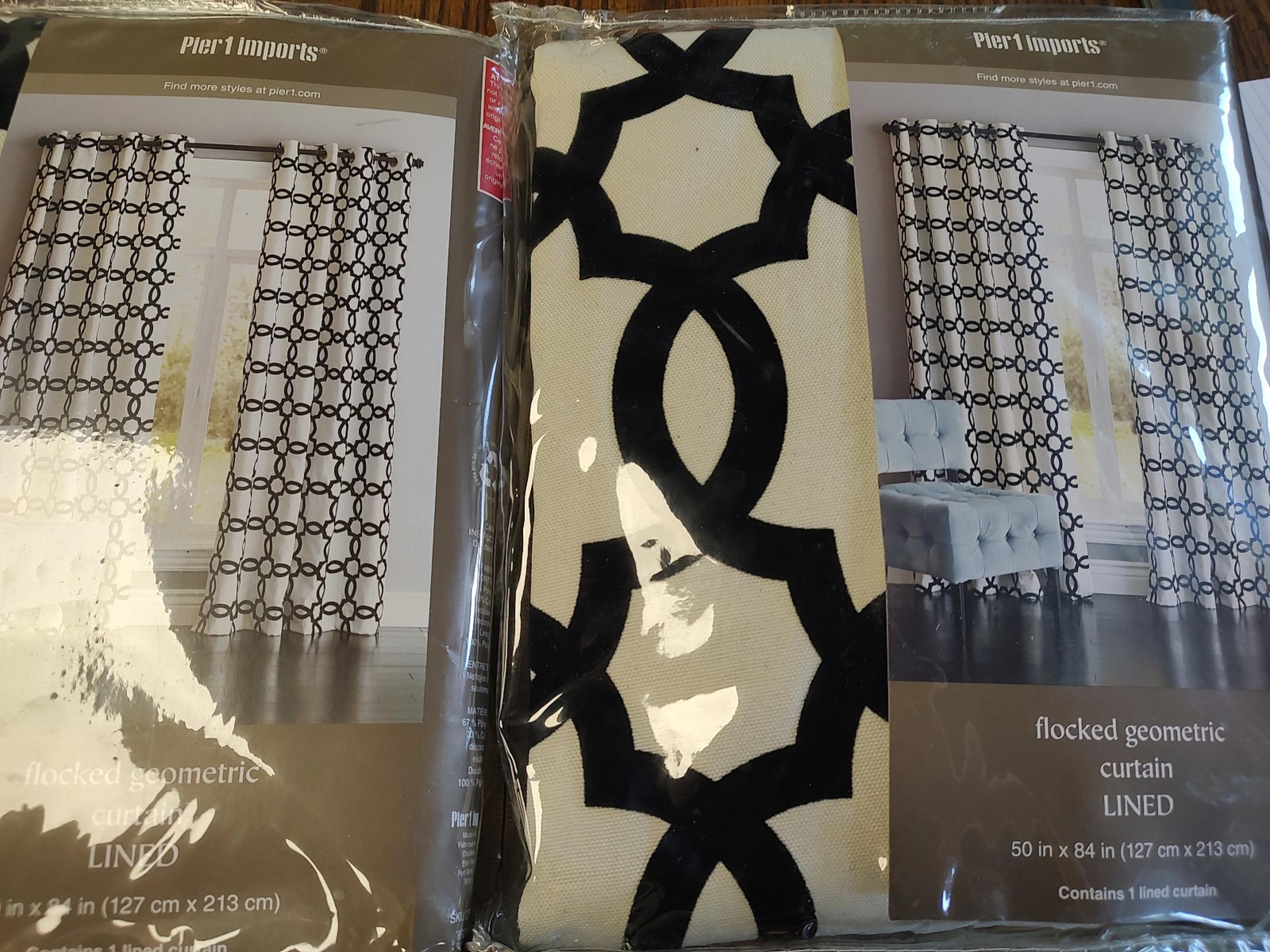 2 Packs Pier One Geometric Pattern