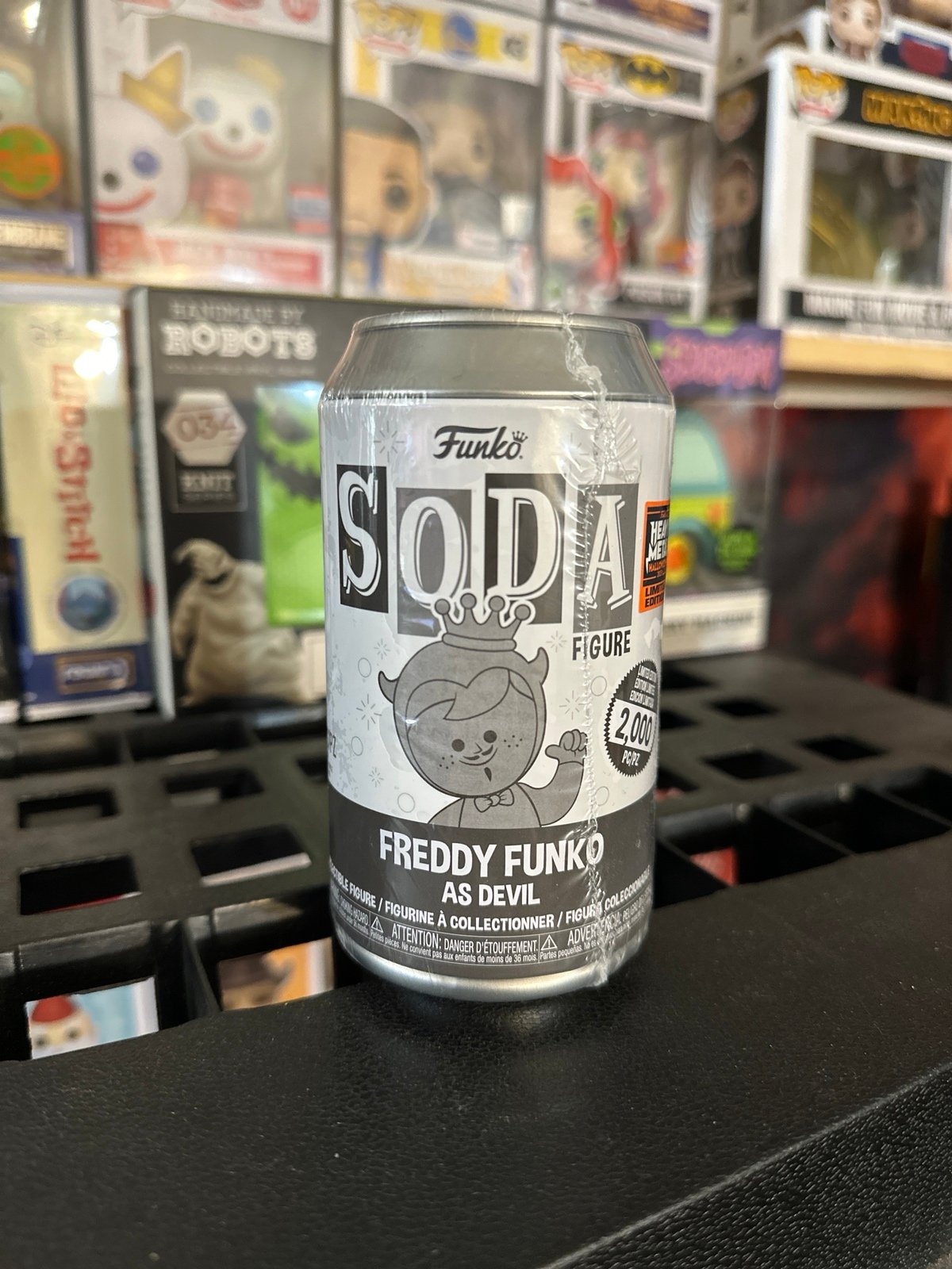 Freddy funko as devil stone sealed soda