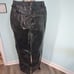 Abercrombie and Fitch Vegan Leather 90s Straight Ultra High Rise Pant Curve 29