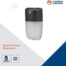 Lithonia Lighting OVWP LED 40K 120 PE DDB M4 Outdoor OVWP LED Dusk-to-Dawn