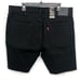 LEVI'S Mens 412 Slim Short Size 38 Black Denim Cut Offs Flex Eco Performance NWT
