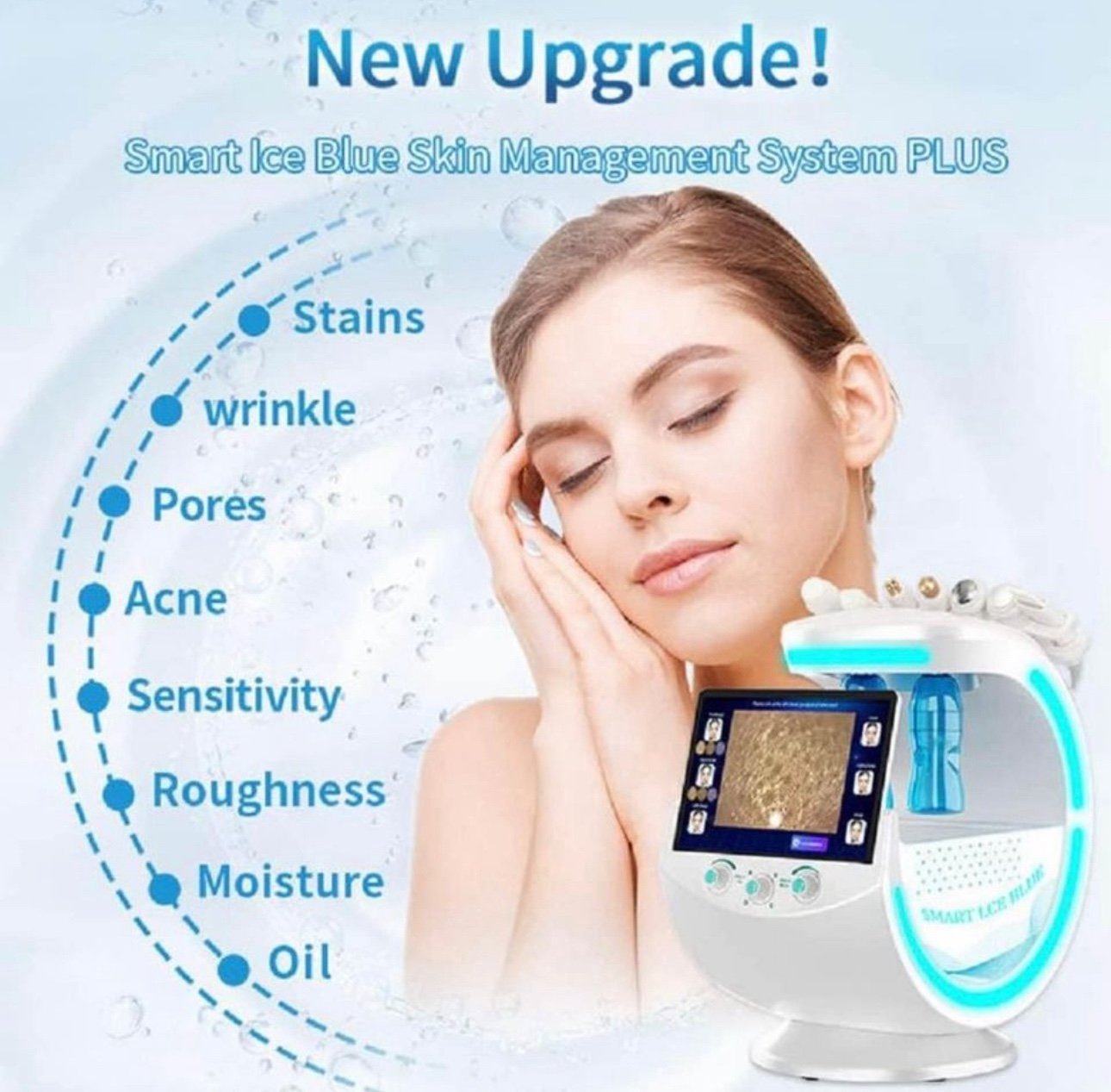Hydra facial Water Oxygen Jet Peeling Hydro Diamond Dermabrasion