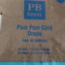 (2) New Pottery Barn PB Teen Pom Pom Turquoise Curtain Panels 52x84