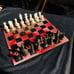 Chess Set - Rustic Red Royal