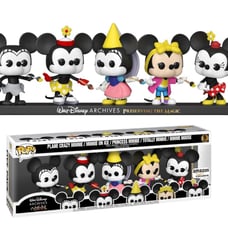 BoxSet5 Minnie Mouse Disney Archives Funko Pop Princess OnIce PlaneCrazy Totally