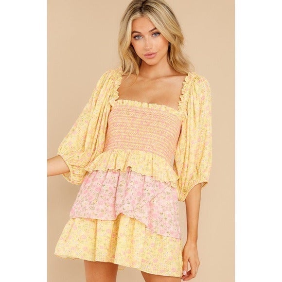 LoveShackFancy Shaw mini dress NWT