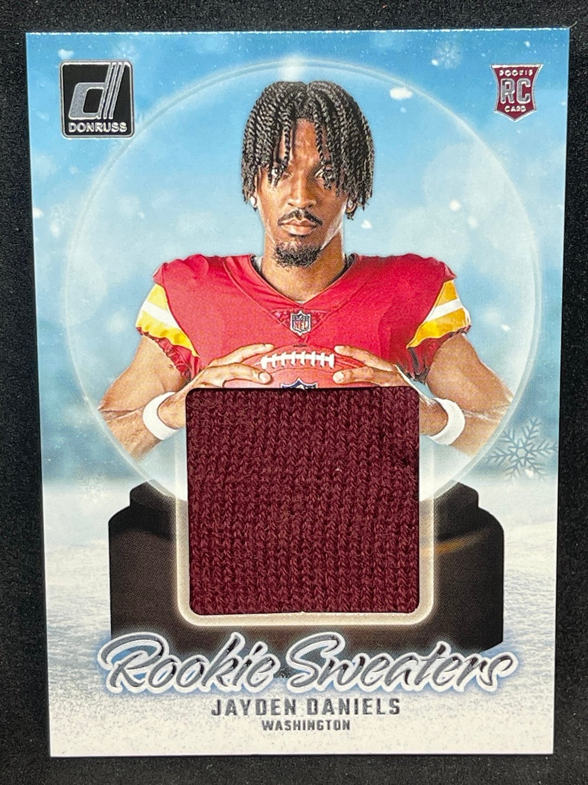 Jayden Daniels-Donruss, Rookie Sweaters-WASHINGTON COMMANDERS