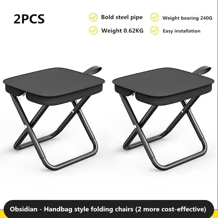 Portable multifunctional outdoor picnic camping folding chair, ultra light