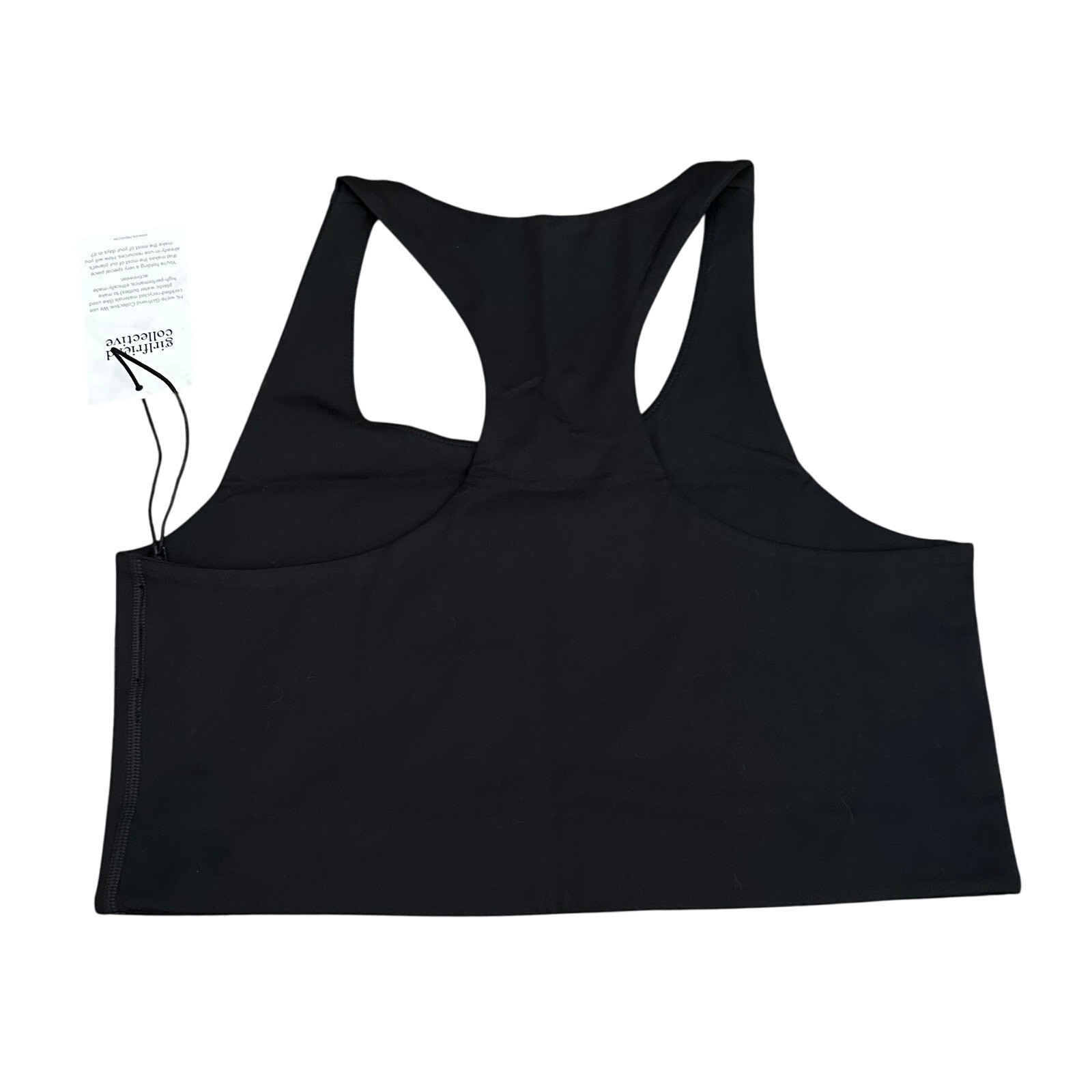 Girlfriend Collective Black Paloma Racerback Bra 1002 Size Small New with tags