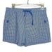 Vintage Ralph Lauren Shorts Sz 6 Blue White Check Gingham Women Drawstring