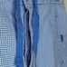Vintage Ralph Lauren Shorts Sz 6 Blue White Check Gingham Women Drawstring