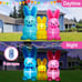 6FT Easter Inflatables Three Blue Yellow Pink Bunny Family Decoration