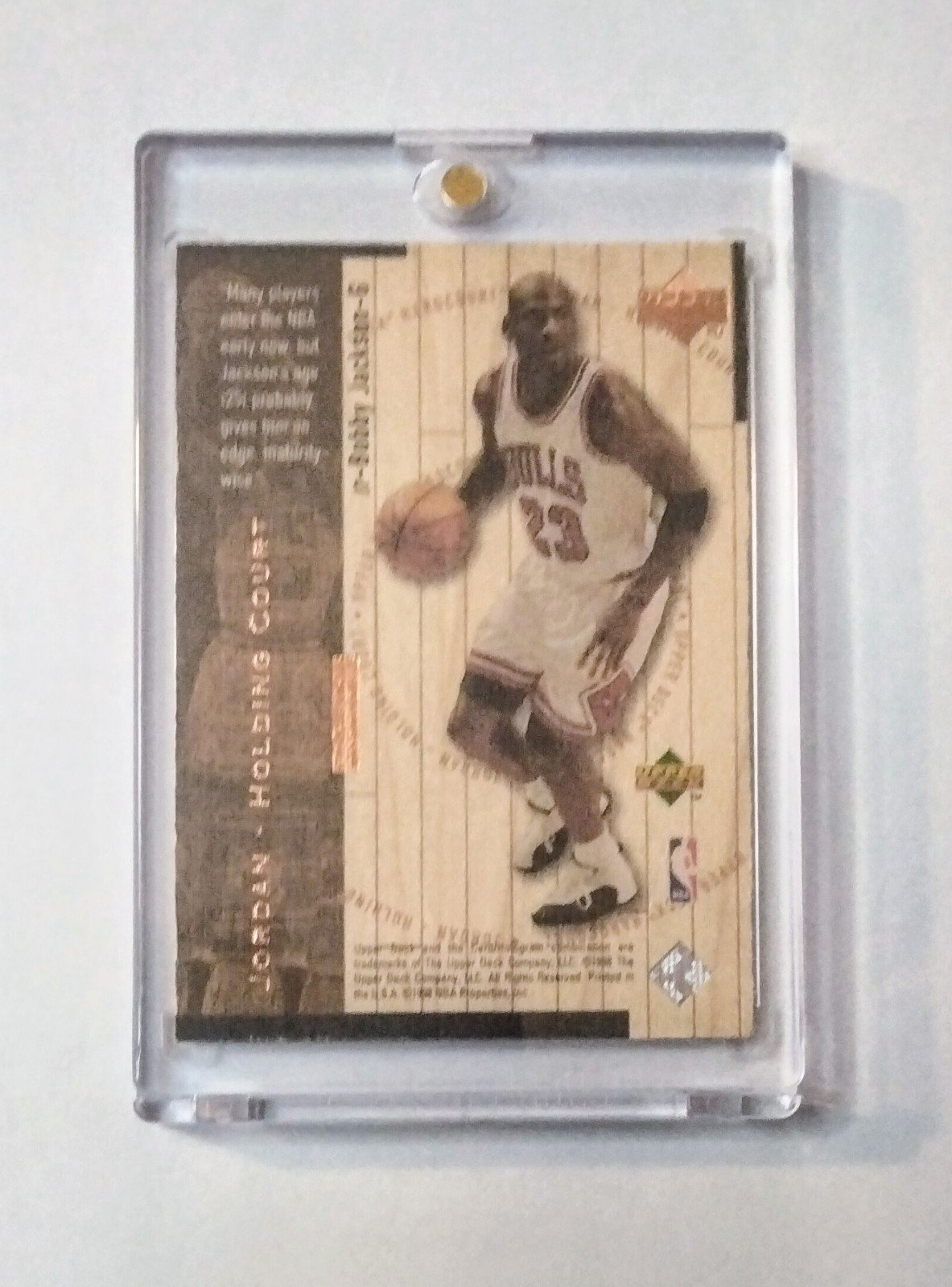 Michael Jordan /230 1998 Upper Deck Bronze Jordan Holding Court Jordan/Jackson