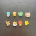 Pokemon Fridge Magnets 8 Pieces