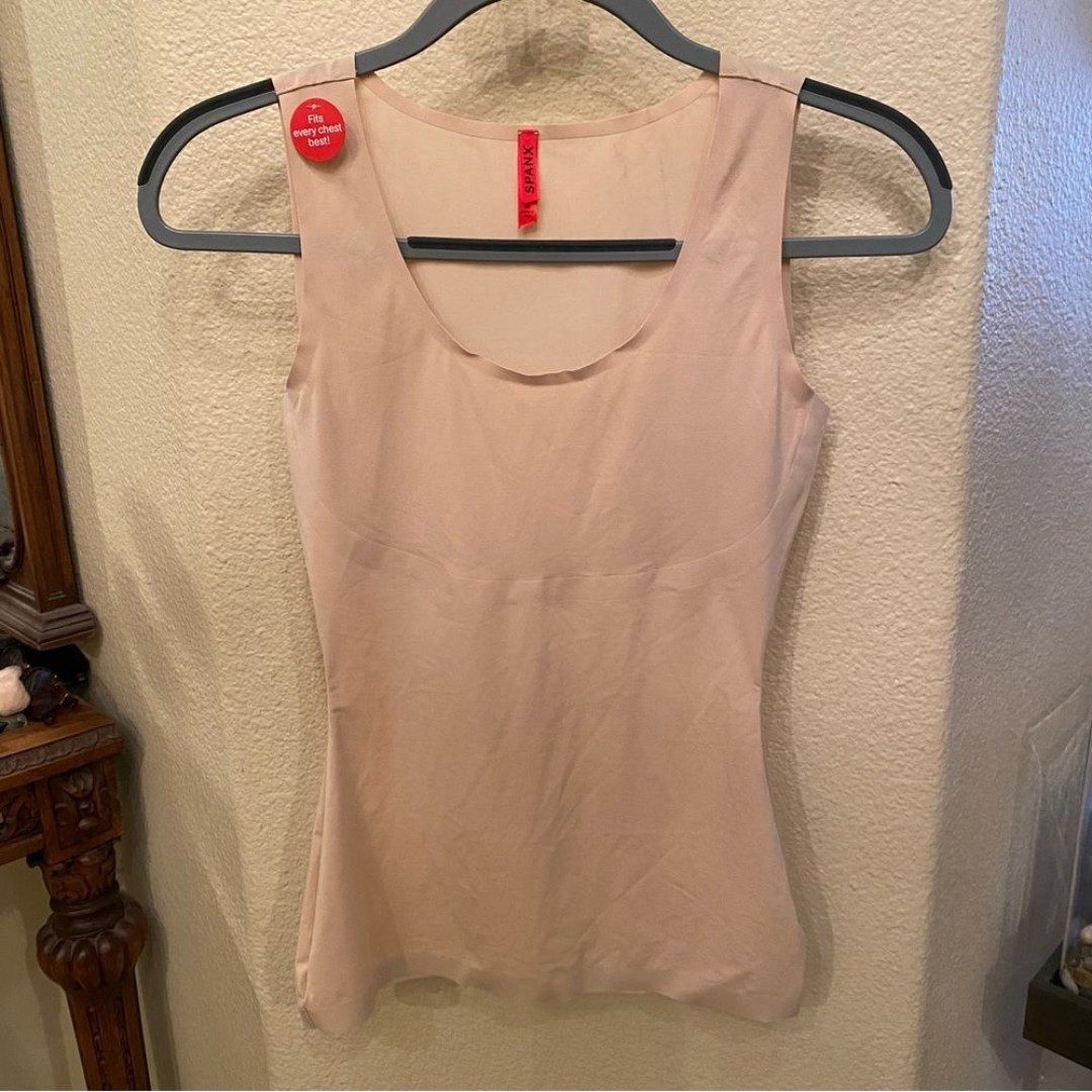 NWT~SPANX Women Trust Your Thinstincts Nude Shapewear Tank Top Size Medium