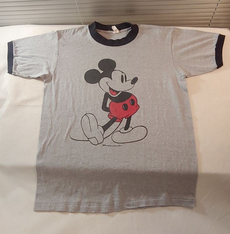 Tropix Togs Mickey Mouse 70's Ringer Tee