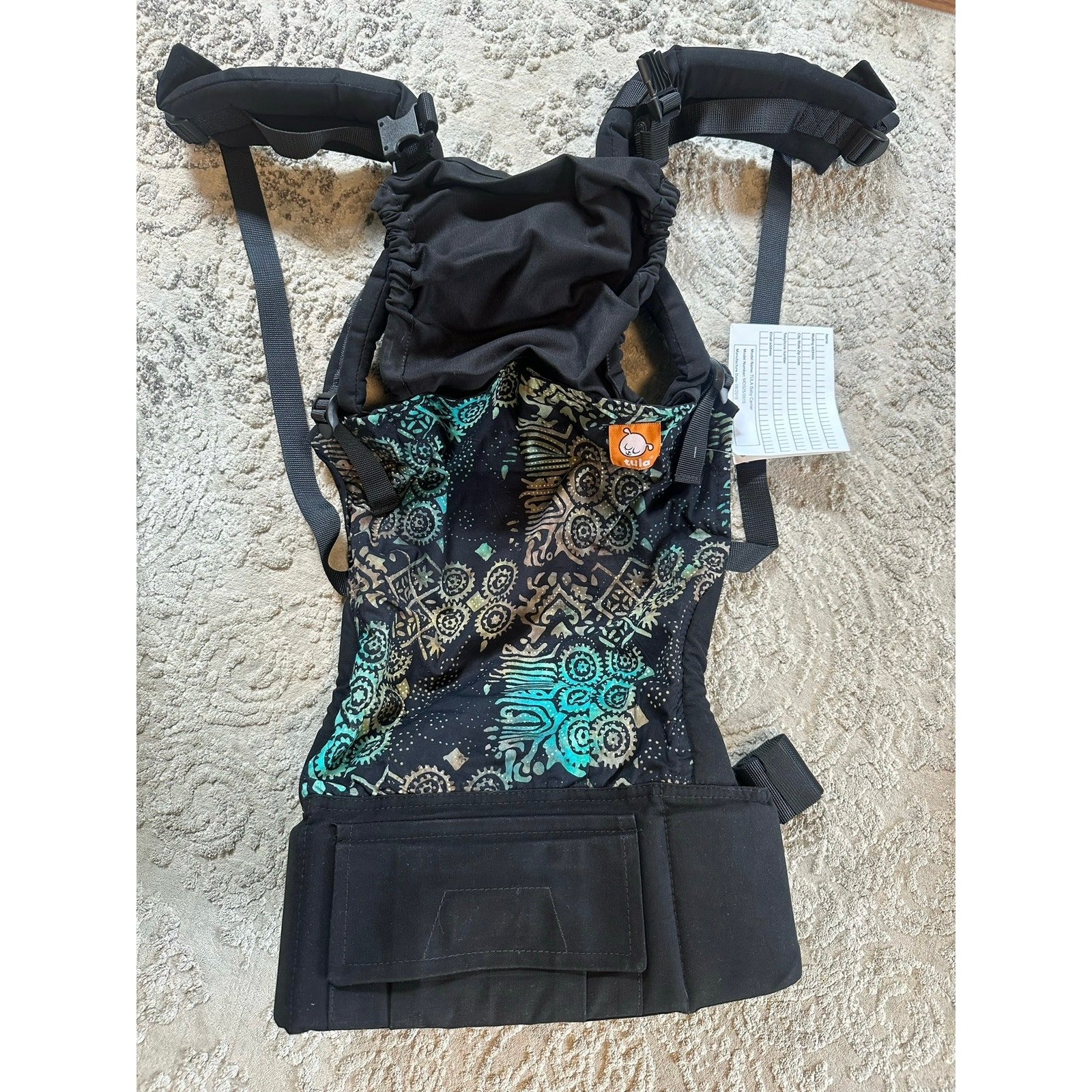 NWT Tula Ergomomic Baby Carrier- Abalone Batik Print