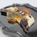 Harley Davidson Vintage Belt Buckle Gunmetal Mirror RainTree 1978 Biker Eagles