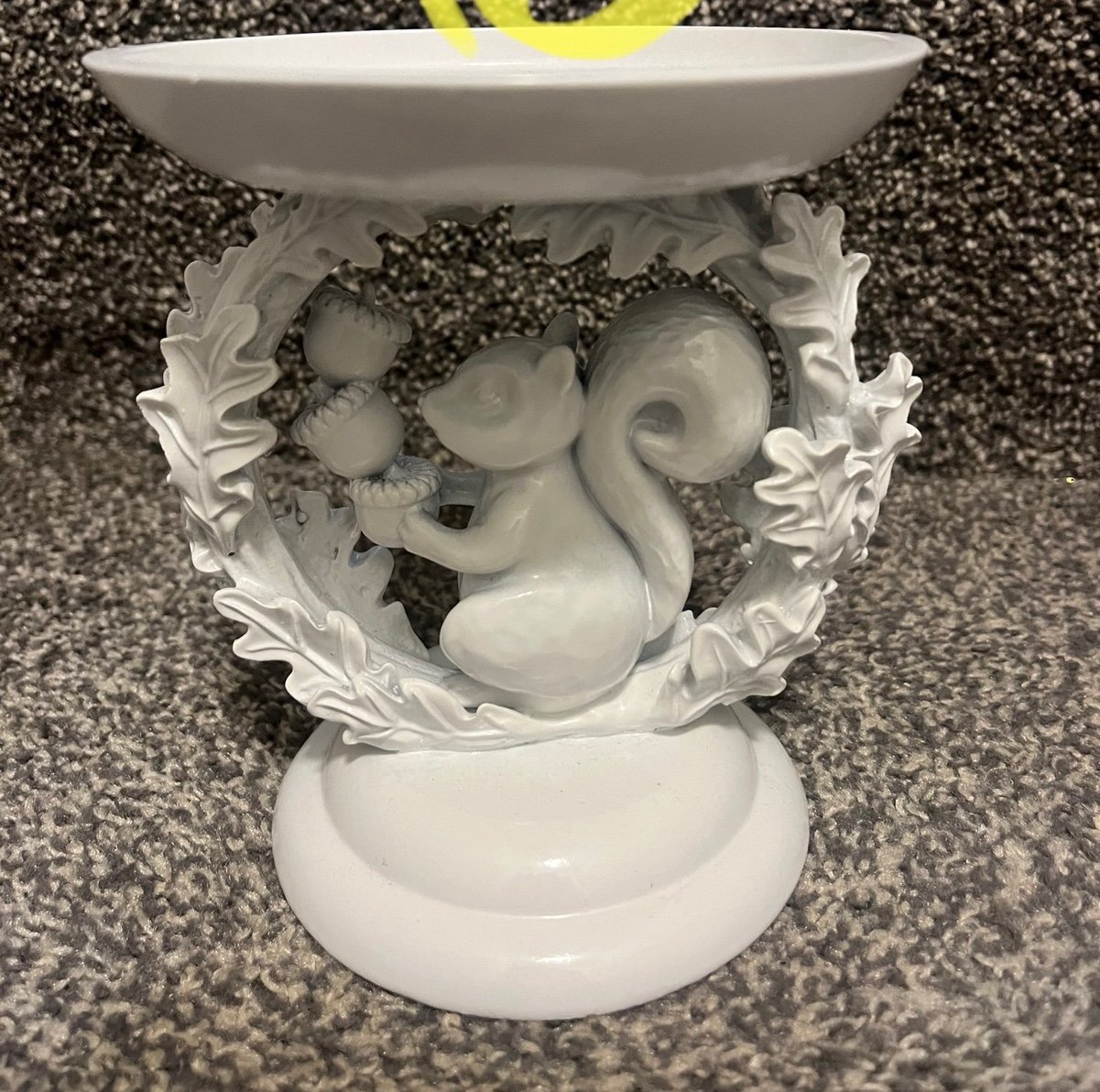 Squirrel candle holder