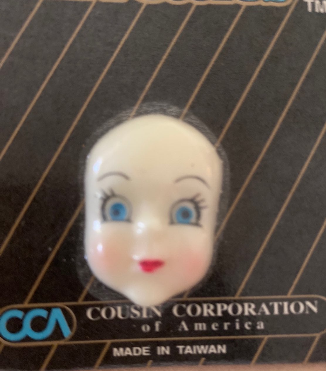 Porcelain Half Flat Face For Doll Making