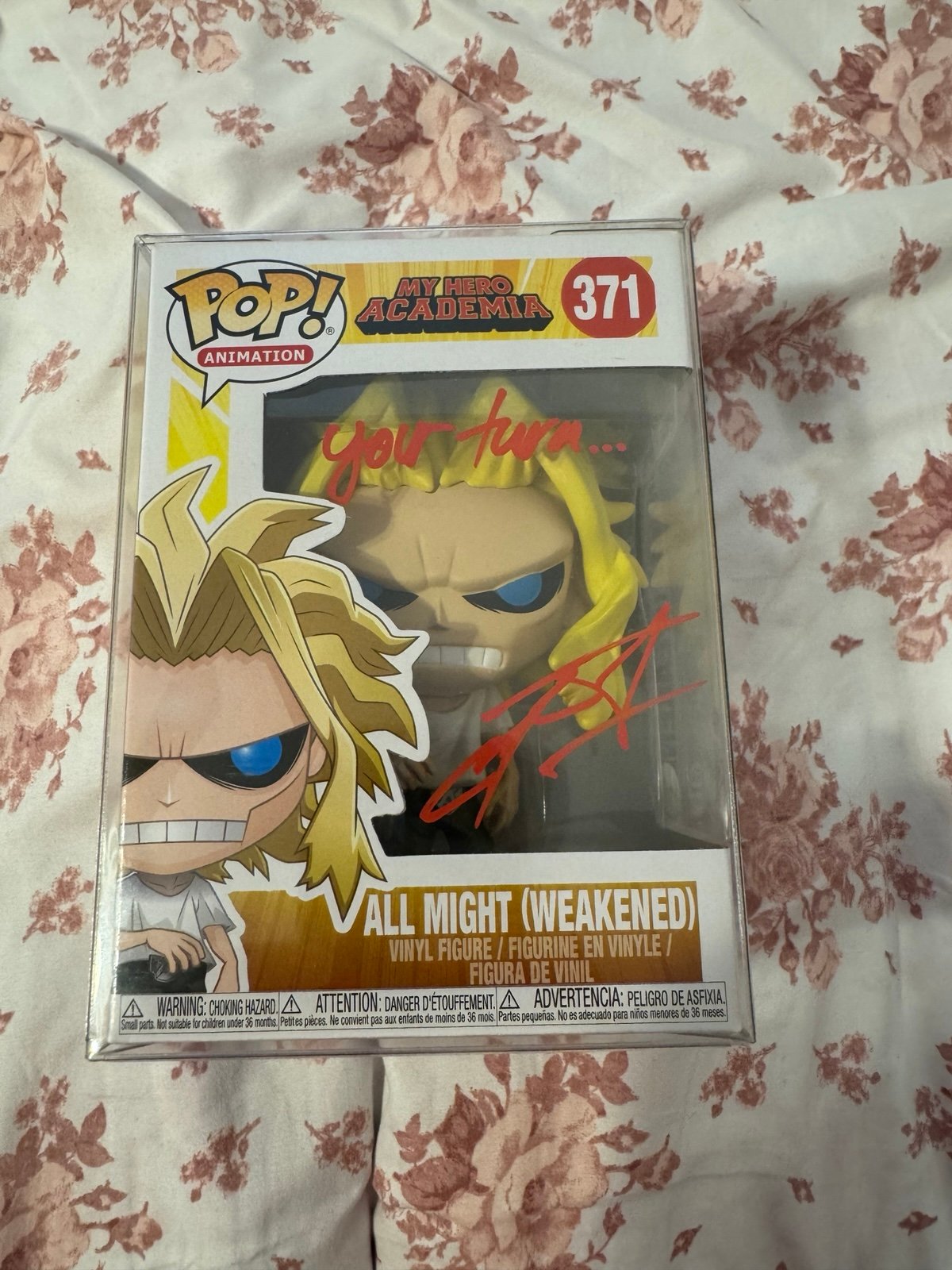 My Hero Academia All Might Signed Funko Pop
